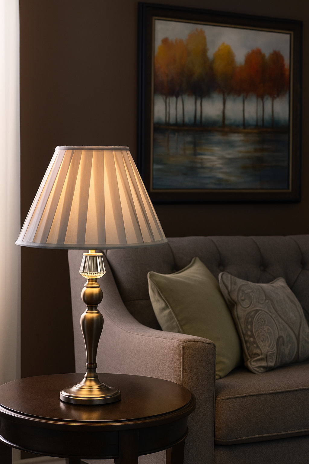 Victoria Table Lamp Antique Brass